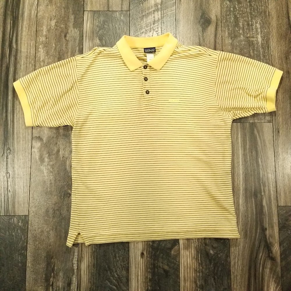 Patagonia Mens Organic Cotton Polo Golf Shirt